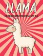 Llama Coloring Book For Kids Ages 4-8 - Preview