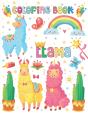 Llama Coloring Book - Preview