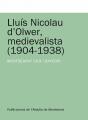 Lluís Nicolau D'Olwer, Medievalista (1904-1938) - Preview