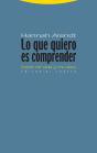 Lo Que Quiero Es Comprender - Preview