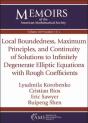 Local Boundedness, Maximum Principles, And Continuity Of Solutions To Infinitely Degenerate Elliptic Equations With Rough Coefficients - Preview