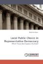 Local Public Choice In Representative De - Preview