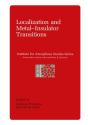 Localization And Metal-Insulator Transitions - Preview