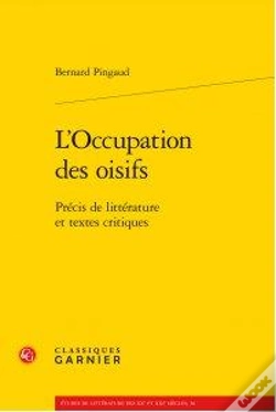 Capa do artigo L'Occupation Des Oisifs Version Brochee