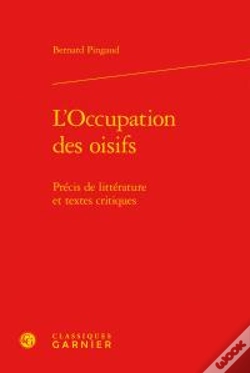 Capa do artigo L'Occupation Des Oisifs Version Reliee