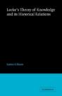 Locke'S Theory Knowledge And Its Historical Relations - Preview