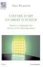 L'Oeuvre D'Art En Droit D'Auteur - Preview
