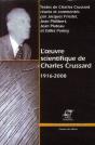 L'Oeuvre Scientifique De Charles Crussard 1916-2008 - Preview
