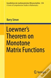 Loewner'S Theorem On Monotone Matrix Functions
