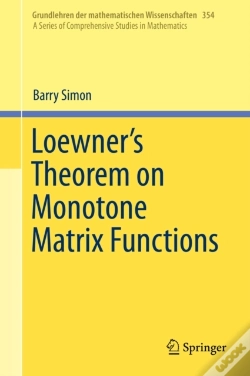 Capa do artigo Loewner'S Theorem On Monotone Matrix Functions