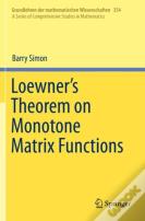 Loewner'S Theorem On Monotone Matrix Functions