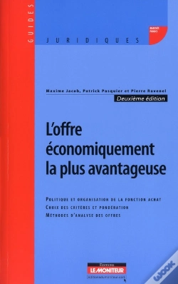 Capa do artigo L'Offre Économiquement La Plus Avantageuse