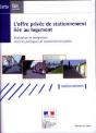 L'Offre Privee De Stationnement Liee Au Logement Evaluation Et Integration Avec Brochure Note De Syn - Preview