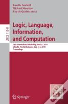 Logic, Language, Information, And Computation