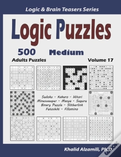 Capa do artigo Logic Puzzles: 500 Medium Adults Puzzles