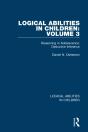 Logical Abilities In Children: Volume 3 - Preview