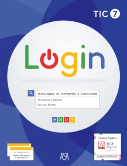 Capa do artigo Login 7 - Tecnologias de Informação e Comunicação - 7º ano - Manual