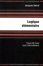 Logique Elementaire : Cours De Base Pour Informaticiens - Preview