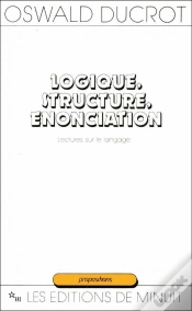 Capa do artigo Logique Structure Enonciation: Lectures Sur Le Langage