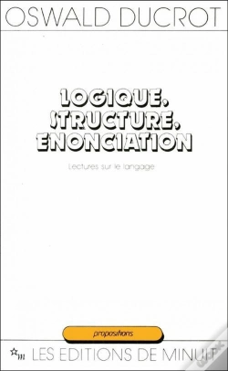 Capa do artigo Logique Structure Enonciation: Lectures Sur Le Langage