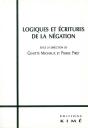 Logiques Et Écritures De La Négation - Preview