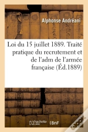 Capa do artigo Loi Du 15 Juillet 1889 Recrutement Edition 1889