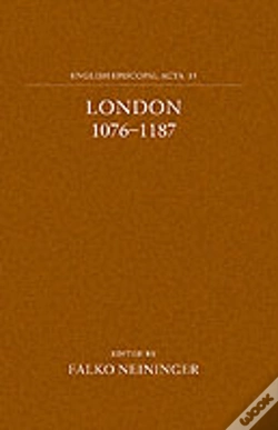 Capa do artigo London 1076-1187