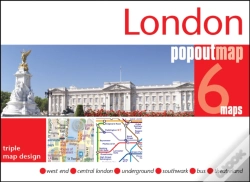 Capa do artigo London Popout Map - 3 Pop Up Maps In 1 Pocket Size Format