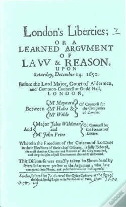 Capa do artigo London'S Liberties, Or A Learned Argument Of Law And Reason