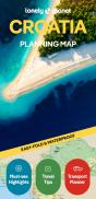 Lonely Planet Croatia Planning Map - Preview