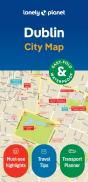 Lonely Planet Dublin City Map - Preview