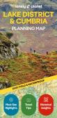 Lonely Planet Lake District & Cumbria Planning Map