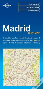 Lonely Planet Madrid City Map