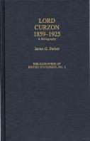 Lord Curzon, 1859-1925