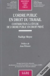 L'Ordre Public En Droit Du Travail ; Contribution A L'Etude De L'Ordre Public En Droit Prive 