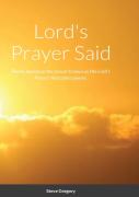 Lord'S Prayer Said