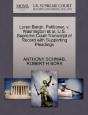 Loren Bergh, Petitioner, V. Washington Et Al. U.S. Supreme Court Transcript Of Record With Supporting Pleadings - Preview