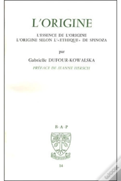 Capa do artigo L'Origine, L'Essence De L'Origine. L'Origine Selon L'Ethique De Spinoza