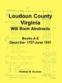 Loudoun County, Virginia Will Book Abstr - Preview
