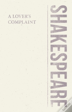 Capa do artigo Lover'S Complaint