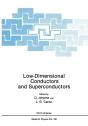 Low-Dimensional Conductors And Superconductors - Preview