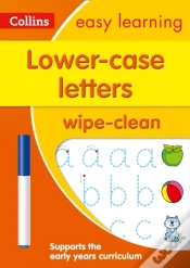 Capa do artigo Lower Case Letters Age 3-5 Wipe Clean Activity Book