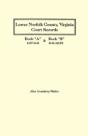 Lower Norfolk County, Virginia Court Records - Preview