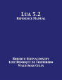 Lua 5.2 Reference Manual - Preview