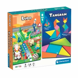 Capa do artigo Ludo + Tangram 2 Em 1 Clementoni 67373