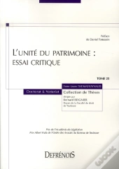L'Unité Du Patrimoine : Essai Critique