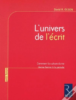 Capa do artigo L'Univers De L'Écrit ; Comment La Culture Écrite Donne Forme À La Pensée