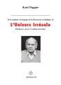 L'Univers Irrésolu ; Plaidoyer Pour L'Indéterminisme - Preview