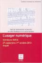 L'Usager Numerique Seminaire Inria 27 Septembre 1er Octobre 2010 Collection Sciences Et Techniques - Preview