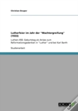 Capa do artigo Lutherfeier Im Jahr Der "Machtergreifung" (1933)